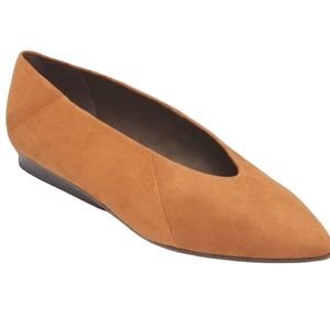 Coclico Dall flat luggage suede carite orange tan